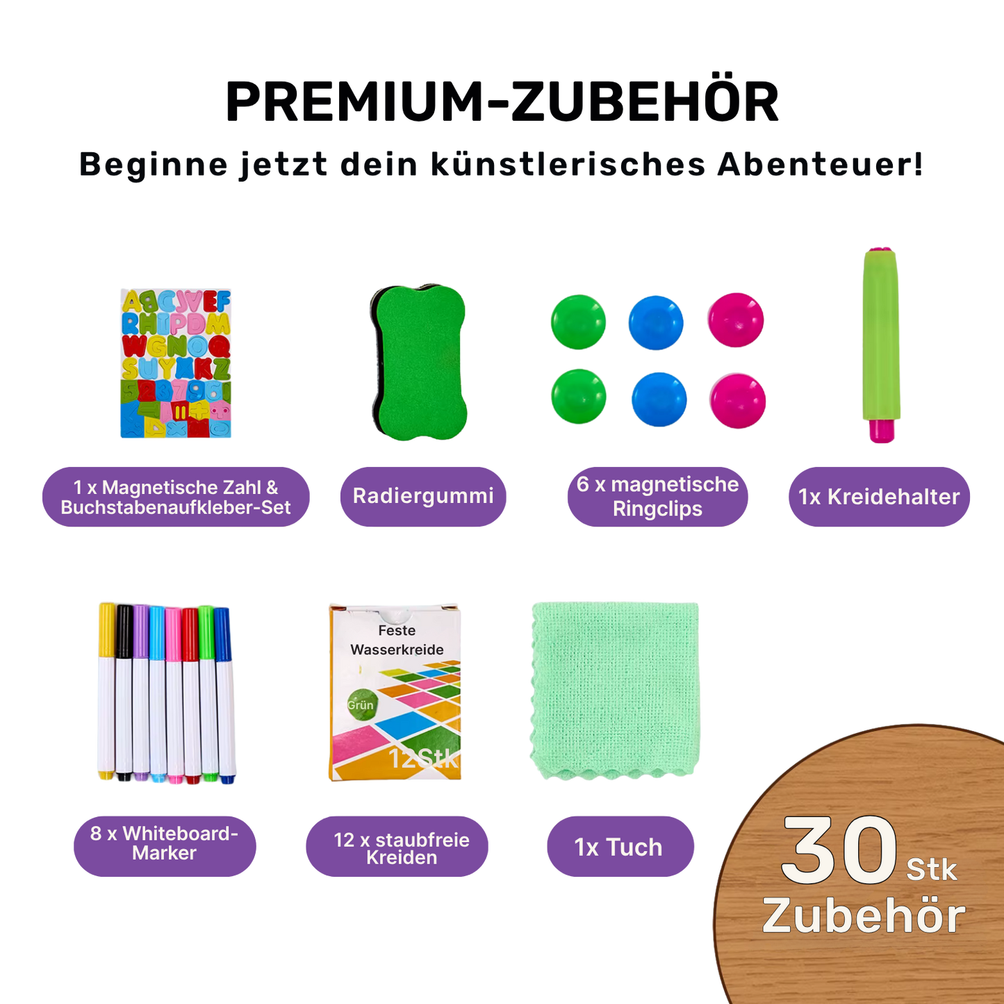 Kleinklug® Magnetisches Zeichenbrett