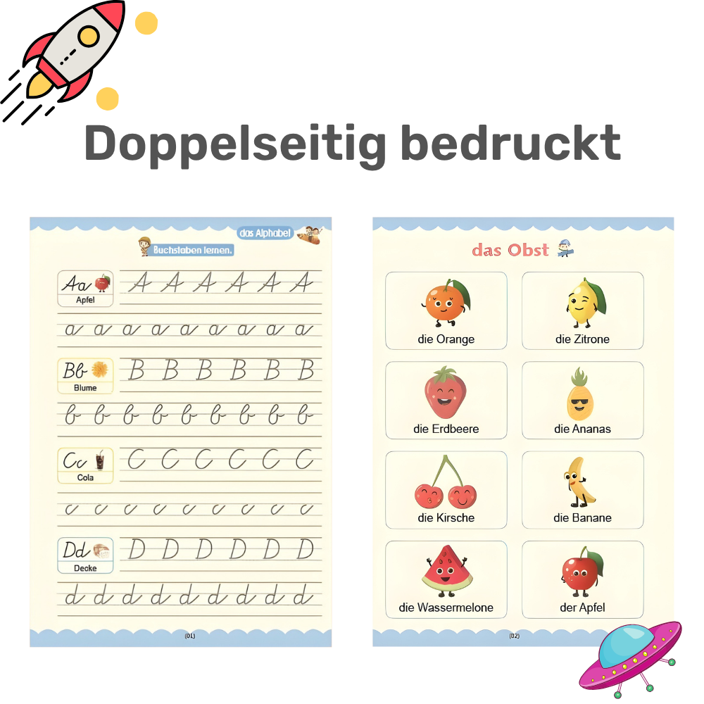 Kleinklug® 4-in-1 Magic Lernset