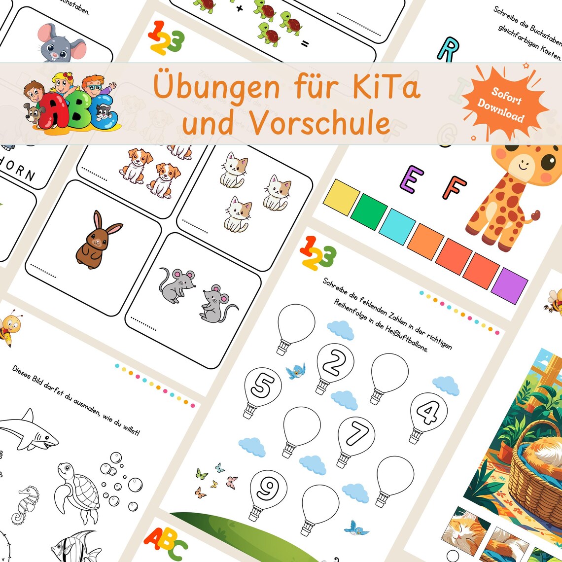 KleinKlug® Lernabenteuer – 20 Seiten Spiel & Wissen